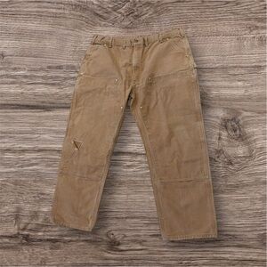 Carhartt tan double knee b01 carpenter Pants